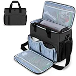 Side mesh pouches are used for storing game discs or other game accessories. Separate back layer is attached for ipad or other personal items. (Bag only, NOT includes console and accessories.)protects the equipment away from bumping and damage.